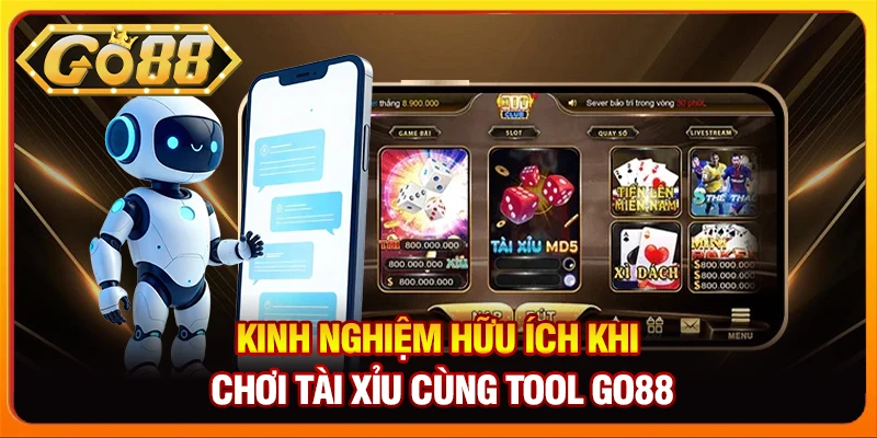 Kinh nghiệm hữu ích khi chơi Tài Xỉu cùng tool go88
