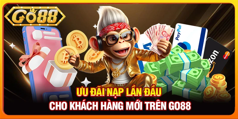 Ưu đãi nạp lần đầu cho khách hàng mới trên Go88